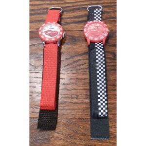 Disney Pixar Lightning McQueen Cars Kids Boys Watches Lot of 2 New